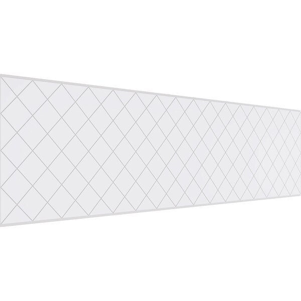 Ekena Millwork Set of Four Panels for 94 1/2"W x 28 1/4"H Checkerboard Fretwork Wainscot Wall Paneling WPKP14X01X47CBD - main